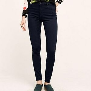 AG Dark Navy The Farrah Skinny High Rise 28